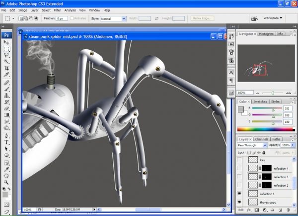 Creation of Brass Gear Spider: Step 26